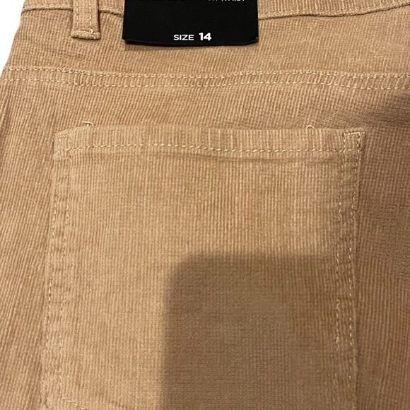 High Waisted Corduroy Pants Size: 14 Color: Camel - Picture 4 of 7